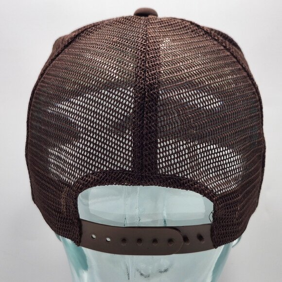 Bohemia Imported Beer Brown Mesh Trucker Hat Cap Logo Adjustable Snapback Vtg - Picture 6 of 11